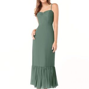 Azazie Justina Bridesmaid Dress - Eucalyptus